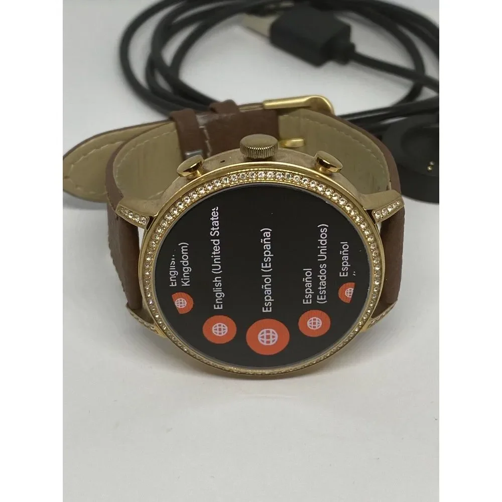 Fossil Gen 4 Authentic Digital Dial Smart Watch Custom Band FTW6015 AB83